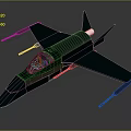 Modern Aerospace Vehicle Design With Cockpit And Aerodynamic Structure For Space Exploration