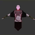 Black Sleeveless Cropped Outfit With Long Gloves Unique Design For Daily Use