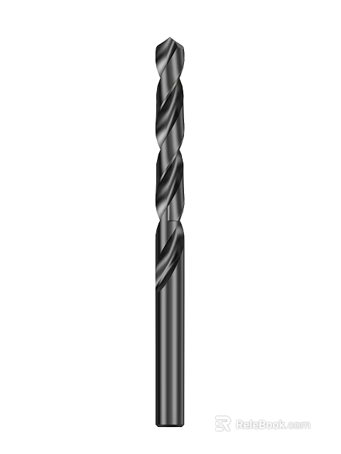 High Quality Steel Spiral Drill Bit Durable Hardware Tool For Drilling 3d model 