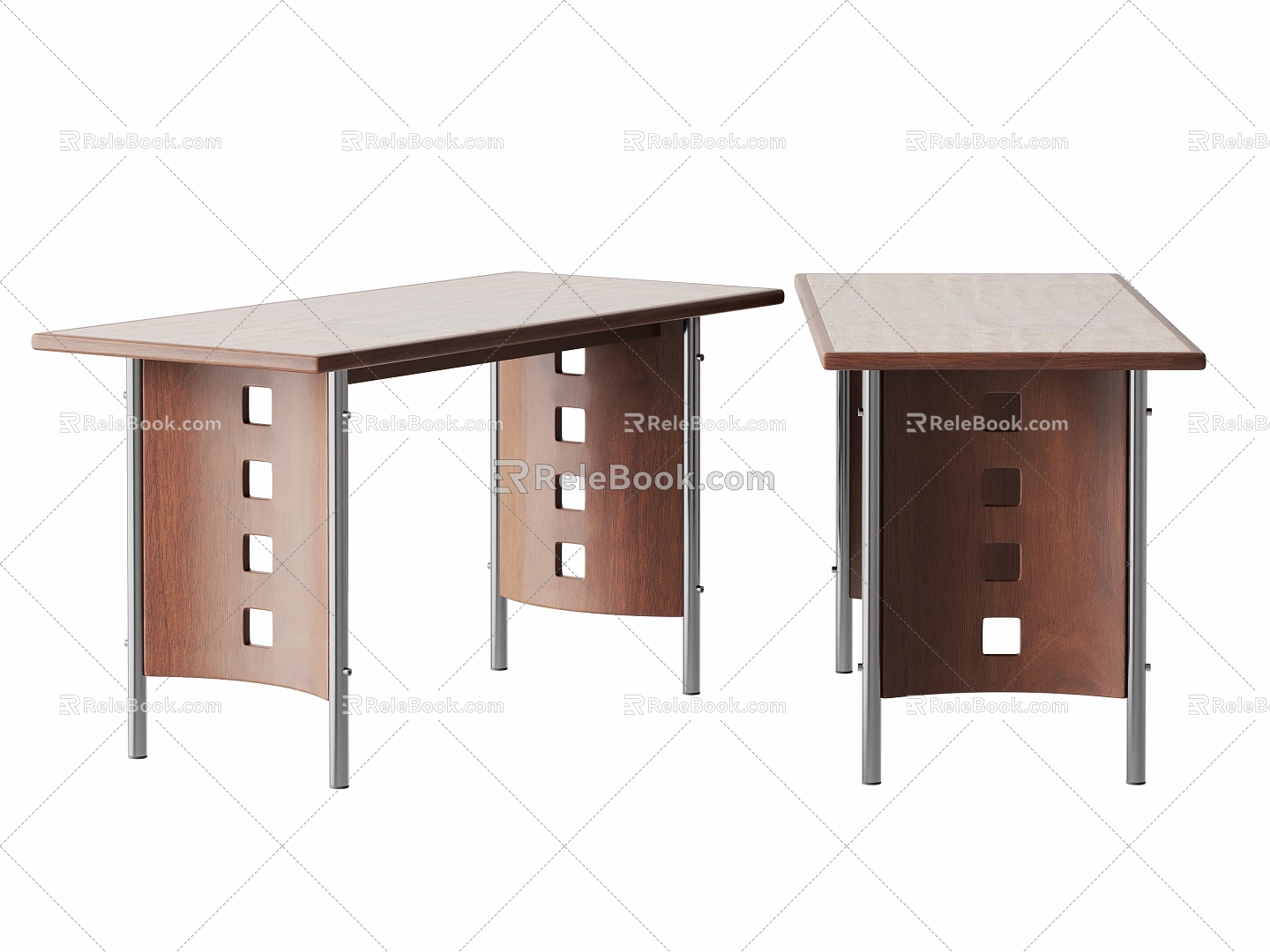 Modern Middle Style Dining Table 3d model