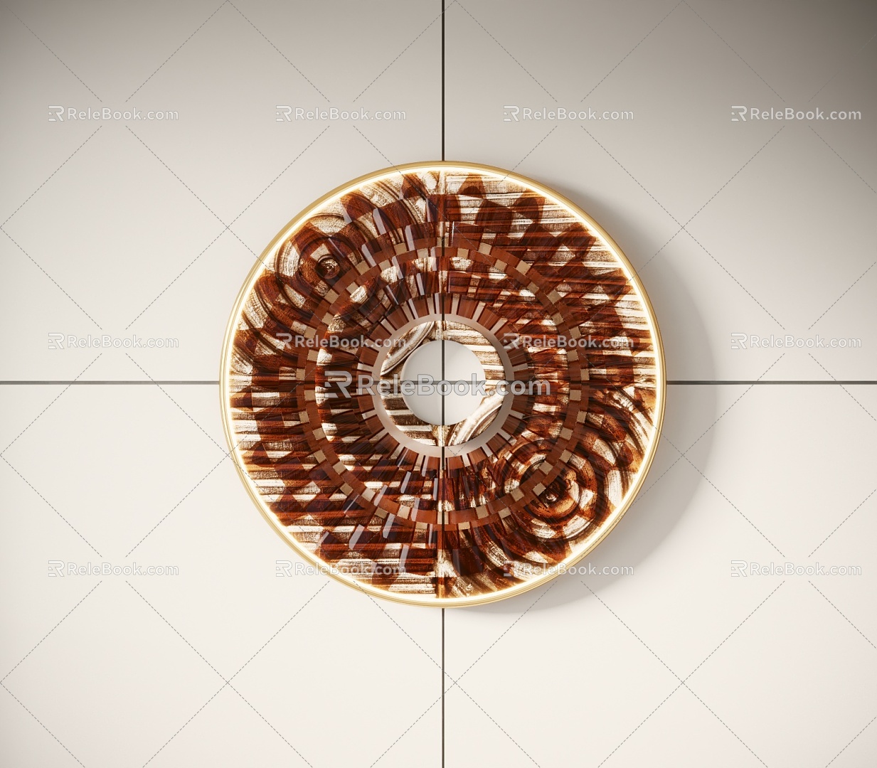 Modern wall decoration three-dimensional wall decoration three-dimensional pendant 3d model