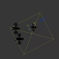 Futuristic Drone Equipment With Blue Lighted Propellers And Modern Design Features