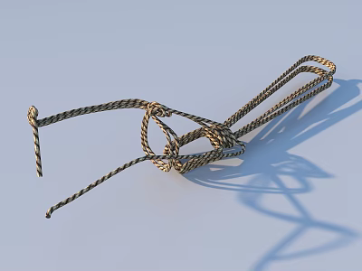 Practical Twisted Rope For Durable Household Daily Supplies Home Use Essentials 3d model