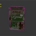 Vintage Green Rusted Mailbox With Letters Text And Number 12