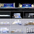 ETERNAL ANGEL Theme Photo Check-in Spot with Modern Exhibition Booth Design Wing Decorations And Lighting