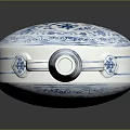 Classic Blue And White Porcelain Vase Decor For Traditional Wooden Furniture