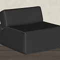 Modern Single Sofa 3d model