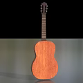 Wooden Acoustic Guitar Musical Instrument With Classic Design And Natural Finish