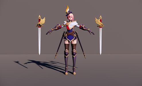 Characters 3d model