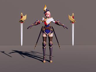 Characters 3d model