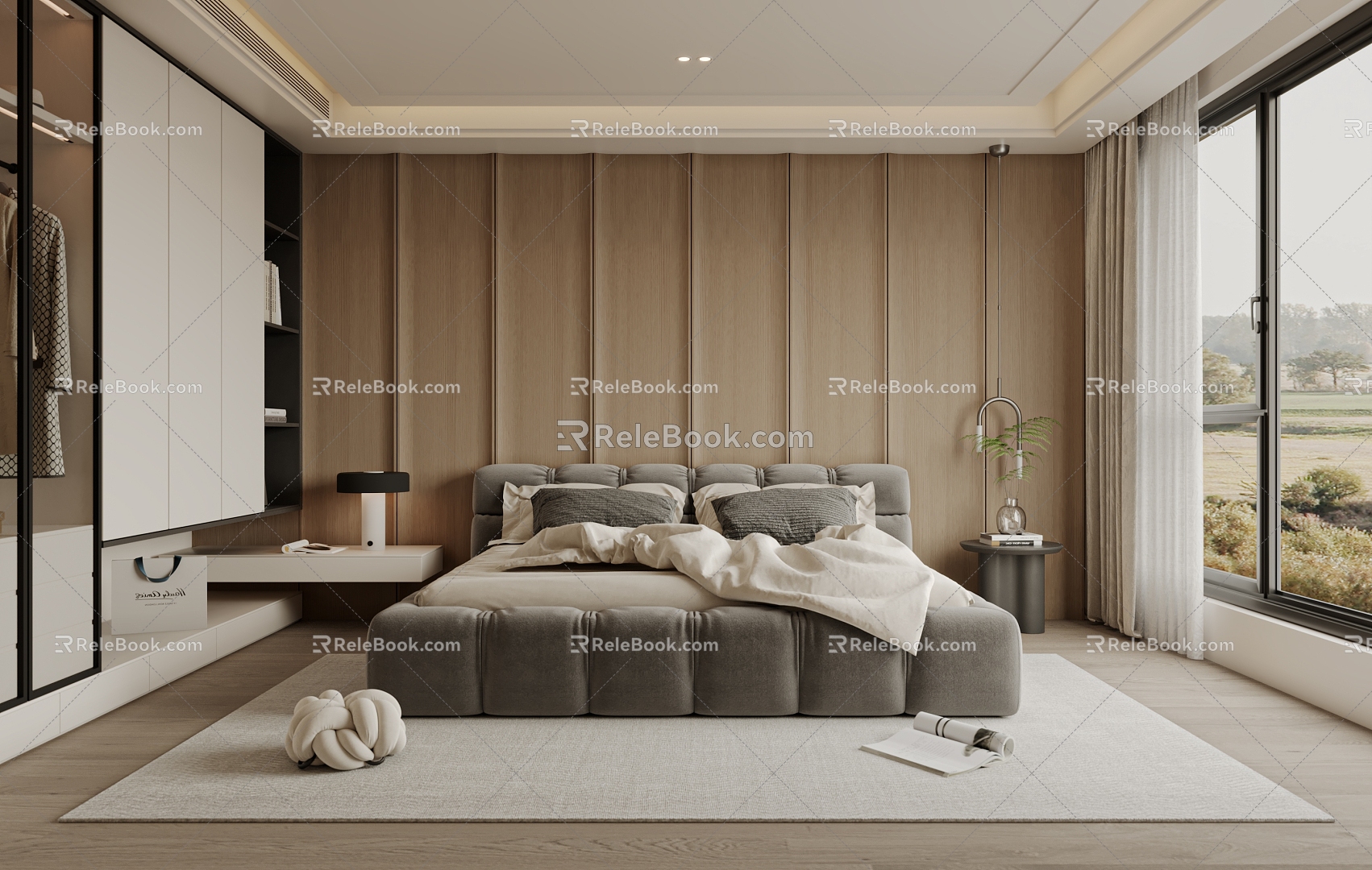 Modern Bedroom 3d model