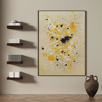Light Luxury Decoration Painting 3d model
