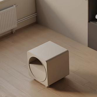 Modern Bedside Cabinet 3d model