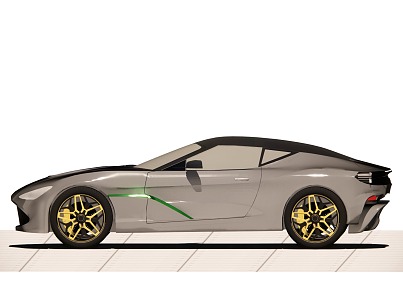 Aston Martin dbsGTzagato2020 3d model