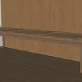 Shoe changing stool 3d model