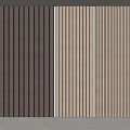 Modern Interior Wall Panels With Dark Brown And Light Brown Vertical Striped Design 3d model