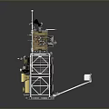 Satellite Model With Solar Panels Main Structure And Scientific Instruments 3d model