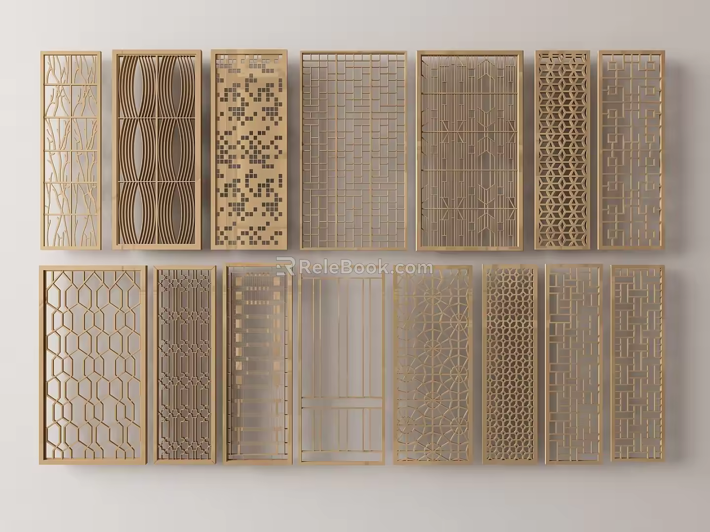 Modern partition 3d model