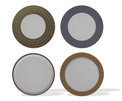 Decorative mirror Modern mirror 3d model