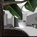 Modern Dental Clinic Interior With Green Chair White Cabinets Computer And Medical Equipment