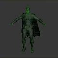 Batman Themed Superhero Costume With Cape Mask And Gray Utility Belt