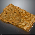 Natural Wood Stone Material With Rich Brown Texture And Decorative Surface