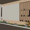 background wall 3d model