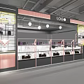 Modern Cosmetic Store Cosmetic Cabinet 3d model