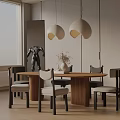 Modern table combination 3d model