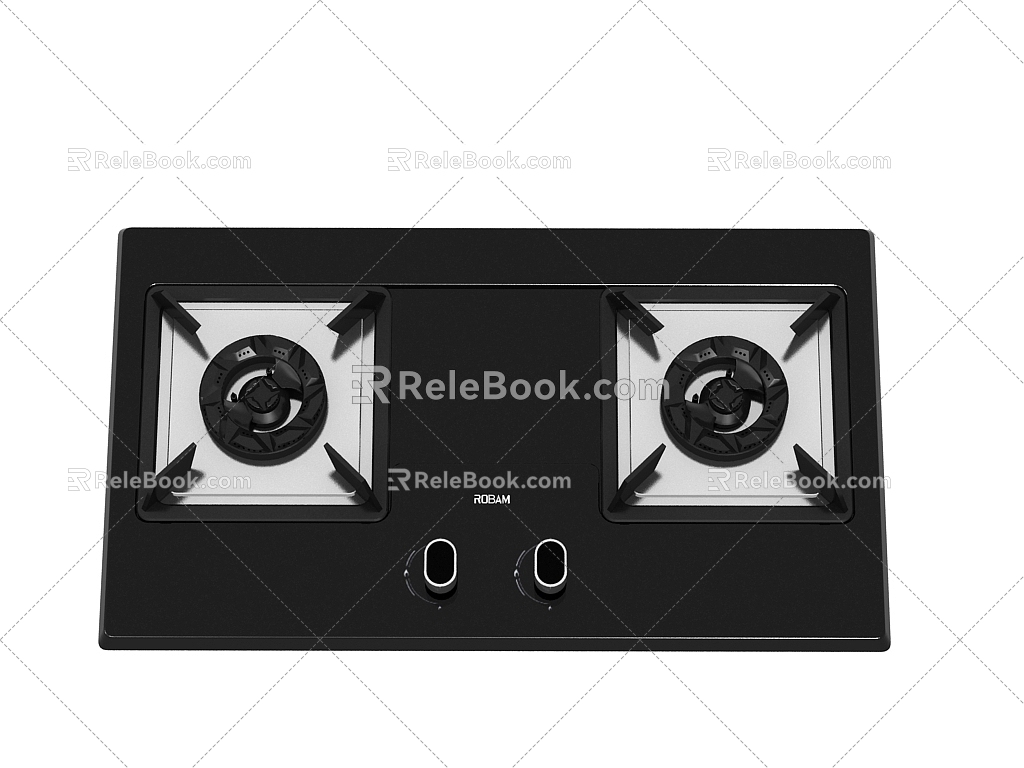 Gas stove 3d model