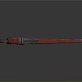 Red Vintage Pipe Wrench Tool On Black Background With Reflection Effect
