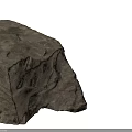 Natural Stone Block With Rough Surface Texture And Architectural Decorative Use