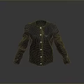 Stylish Dark Blue Denim Jacket With Diamond Quilting And Button Details