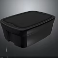 Gray Airtight Sealed Food Storage Container With Lid For Kitchen Household Use