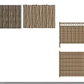Bamboo Railings With Various Designs For Outdoor Garden And Patio