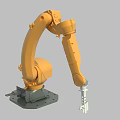 Modern Mechanical Arm Robot Mechanical Arm Manipulator 3d model
