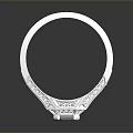 Elegant Vintage Inspired Statement Ring With Square Cut Gemstone And Diamond Accents On Silver Band