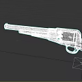 Revolver ranged weapon 3d model