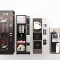 Vending machine Coffee machine Combination cold drink machine Beverage machine Self-service coffee machine 3d model