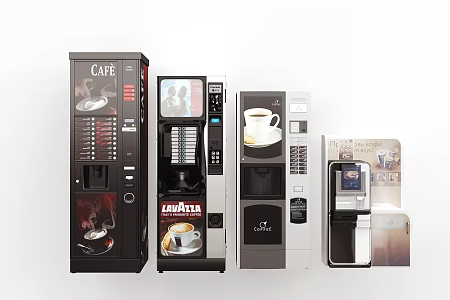 Vending machine Coffee machine Combination cold drink machine Beverage machine Self-service coffee machine 3d model