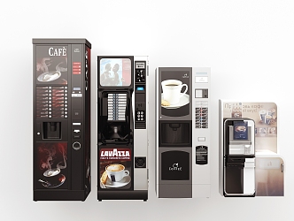 Vending machine Coffee machine Combination cold drink machine Beverage machine Self-service coffee machine 3d model