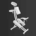 Adjustable Medical Rehabilitation Chair with Ergonomic Seat and Metal Frame for Patient Recovery