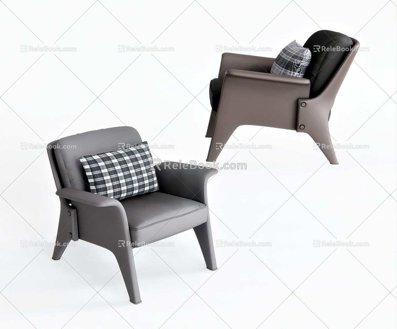 Nordic Sofa Chair Single Sofa Casual Sofa Tiger Stool Pillow Backrest Sofa Leisure Chair Armrest Sofa model