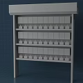 Modern slag sample box 3d model