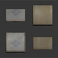 Padded Stools Furniture With Blue Floral Patterns Beige Seats And Metal Frames
