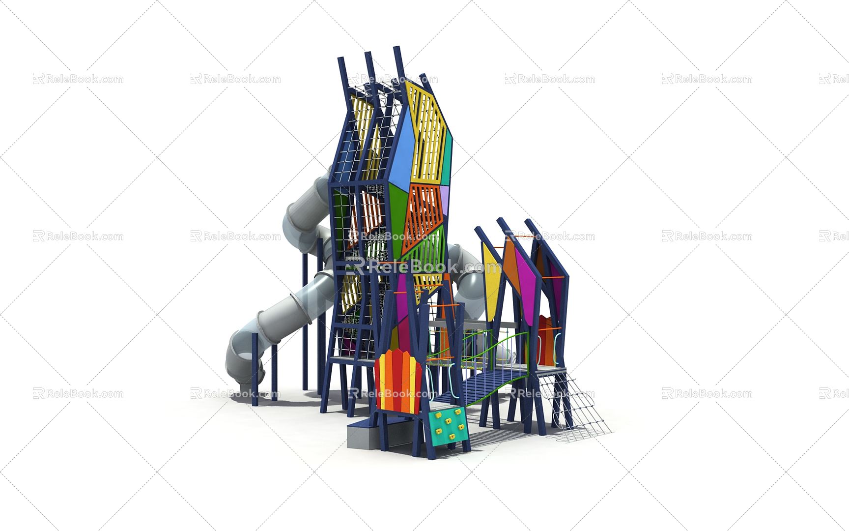 Modern slide amusement products model