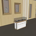 Luxury Jewelry Display Shelves With Golden Frames Glass Showcases And Mannequins