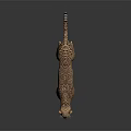Modern leopard wild leopard cheetah mountain leopard 3d model