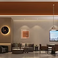 Modern Chess Room 3d model