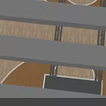 Spacious Indoor Basketball Court With Wooden Flooring Hoops Digital Scoreboard And Large Windows